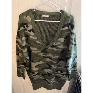 Camo Knit Sweater
